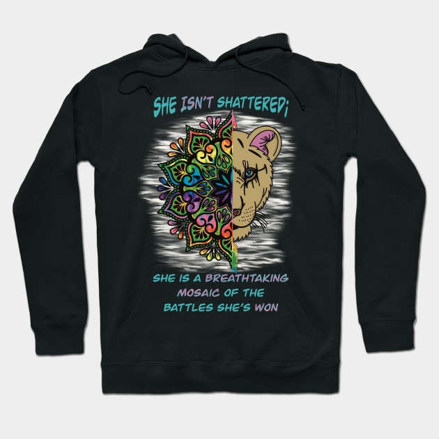 She isn't shattered Hoodie by LHaynes2020